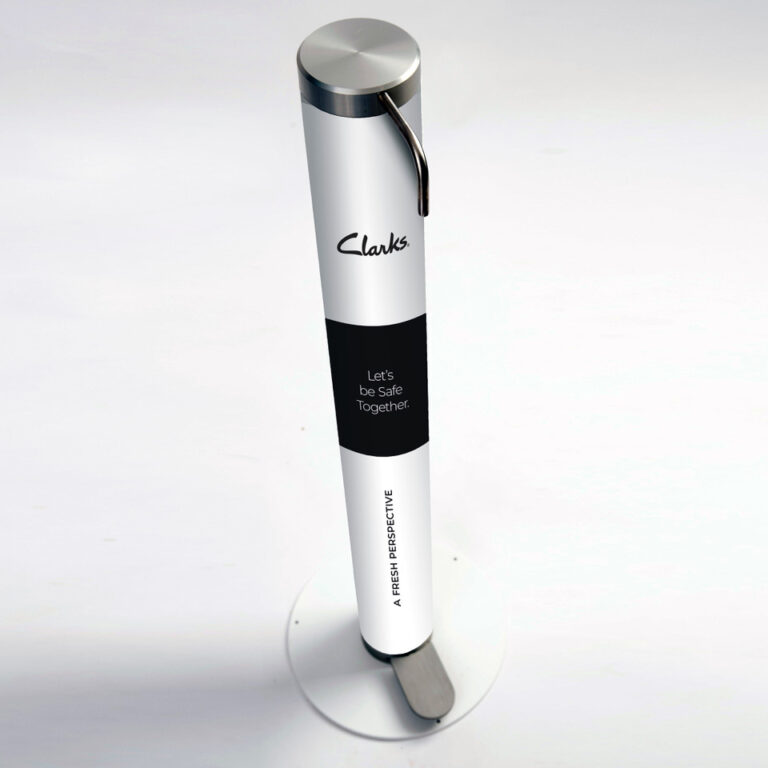 XtraSafe Sanitizer Dispenser Sleeve Clarks