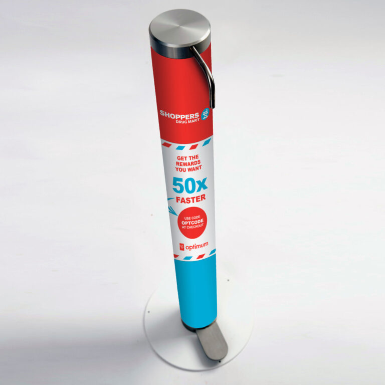 XtraSafe Sanitizer Dispenser Sleeve Shoppers